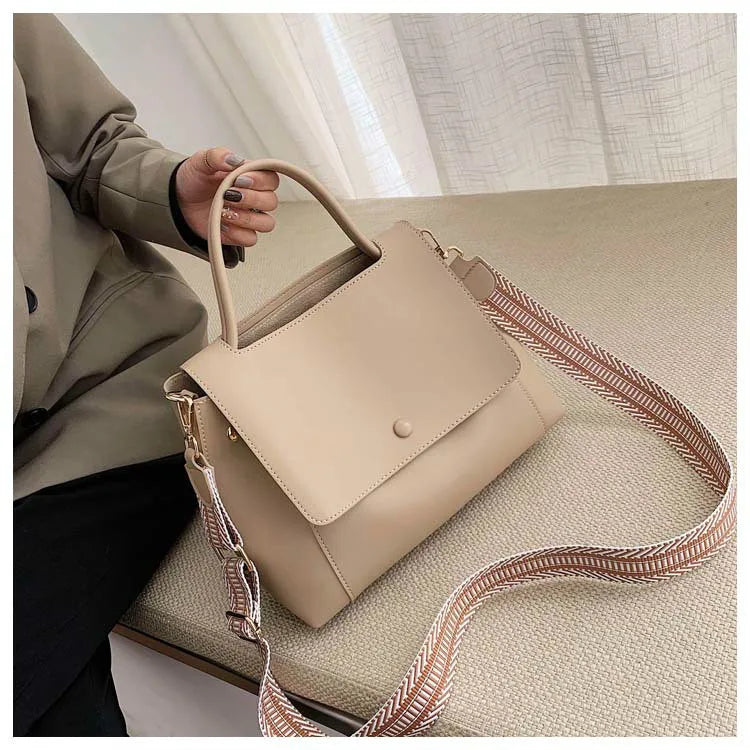 Vintage Solid Totes Bags Women Large Capacity Soft Pu Leather Handbags