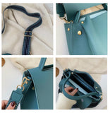 Vintage Solid Totes Bags Women Large Capacity Soft Pu Leather Handbags