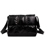 Vintage Space Shoulder Bags For Women Pu Leather Armpit Handbag Purse