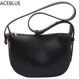 Vintage Square Crossbody Bag High PU Leather Women's Handbag