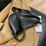 Vintage Square Crossbody Bag High PU Leather Women's Handbag