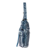 Vintage Square Wash Leather Women's Shoulder Bag Ladies Messenger Bag