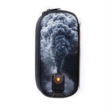 Vintage Steam Train Locomotive Cosmetic Pencil Bag