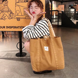 Vintage Style Canvas Bag Large-capacity Shoulder Bag Ladies Hand Bags Tote Bag