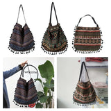 Bohemian Fringe Shoulder Bag Women Messenger Satchel Handbag Purse