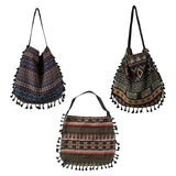 Bohemian Fringe Shoulder Bag Women Messenger Satchel Handbag Purse