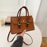 Vintage Style Women Shoulder Bag PU Leather Handbags Crossbody