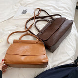 Vintage Style Women's Messenger Bag PU Leather Satchel