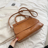 Vintage Style Women's Messenger Bag PU Leather Satchel