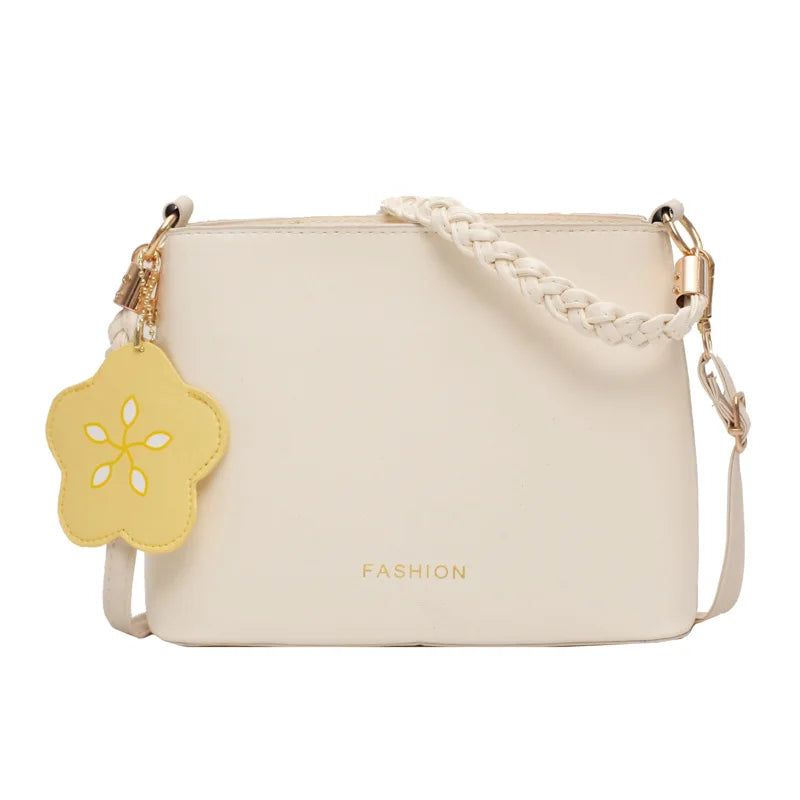 Vintage Sweet Solid Crossbody Bags For Women Shoulder Bag Handbags