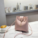 Vintage Tassel Crossbody Bucket Bag Woman Handbags