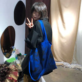 Vintage Tie-dye Women Shoulder Bag Large Capacity Crossbody Handbag