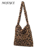 Vintage Tote Messenger Bag Love Print Leopard Autumn Winter