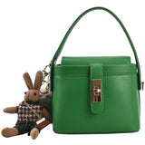 Vintage Bucket Bag Winter PU Leather Women Handbag