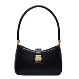 Vintage Ladies Shoulder Bag Solid Lacquer PU Leather Handbag