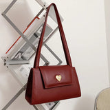 Vintage Leather Shoulder Bag for Women Ladies Purses Handbags