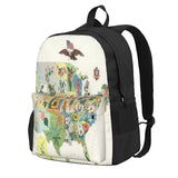 Vintage US State Flower Map Backpack 1911