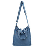 Vintage Denim Women's Crossbody Bag Satchel Handbag