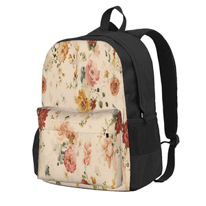 Vintage Watercolor Flowers Backpacks Men's Backpacks Bags For Women