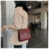 Vintage Wild Crossbody Bags PU Female Totes Messenger Shoulder Bags