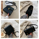 Vintage Wild Crossbody Bags PU Female Totes Messenger Shoulder Bags