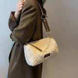 Vintage Winter Plush Shoulder Bag Women Furry Totes Handbag Purse