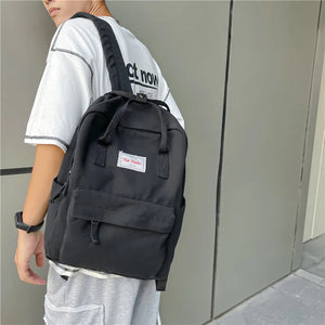 Vintage Woman Backpack Small School Bag For Teenage Girls Boys Rucksack Mochila