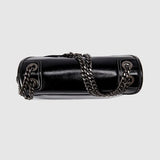 Vintage Leather Shoulder Bag Large Capacity Office Messenger Flap Bag