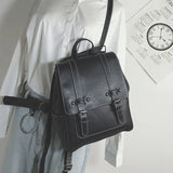 Vintage Leather Women Backpack Shoulder Bag Lady Multifunction School Bags