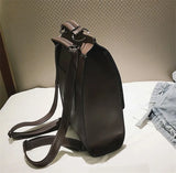 Vintage Women Backpack High Leather Female Shoulder Bag