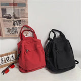 Vintage Canvas Women Backpack High Capacity Female Travel Backpack