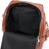 Vintage Women Backpacks High Leather Bag School Bags Ladies Bagpack