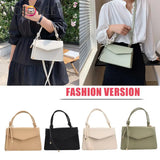 Vintage Women Bag PU Leather Shoulder Crossbody Solid Flap Purse Mini