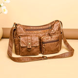 Vintage Women Bags Soft PU Leather Handbags Female Crossbody Bags