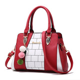 Vintage Women Bags PU Leather Handbag Ladies Messenger Bags Tassel