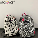 Vintage Women Canvas Printing Rucksack Casual Handbag Ladies Large Knapsack