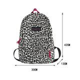 Vintage Women Canvas Printing Rucksack Casual Handbag Ladies Large Knapsack