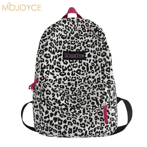 Vintage Canvas Printing Rucksack Handbag Casual Women Large Knapsack