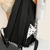 Vintage Women Canvas Rucksack Handbag Casual Ladies Large Knapsack