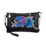 Vintage Women Clutch Bag Messenger Bags Cow Leather