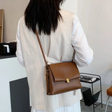 Vintage Women Crossbody Bag PU Leather Female Shoulder Messenger Bags