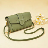 Vintage Women Crossbody Bag Soft PU Leather Handbag Small Wallet