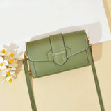 Vintage Women Crossbody Bag Soft PU Leather Handbag Small Wallet