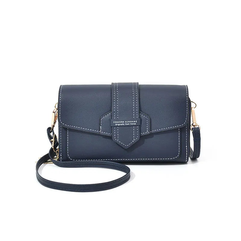 Vintage Women Crossbody Bag Soft PU Leather Handbag Small Wallet