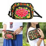 Vintage Hmong Tote Messenger Ethnic Shoulder Bag Boho