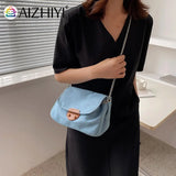 Vintage Denim Shoulder Crossbody Bag Ladies Casual Flap Purse Handbags