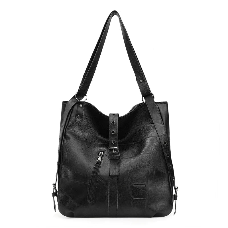 Vintage Women Leather Handbag Crossbody Shoulder Bag Tote Retro Solid Messenger