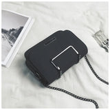 Vintage Leather Messenger Bag Small Flap Solid Shoulder Crossbody