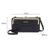 Vintage Crocodile Pattern Long Wallet with Phone Pockets