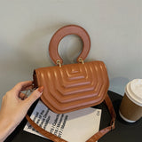 Vintage Women Messenger Bag Casual Ladies PU Leather Shoulder Shoulder Bag Purse